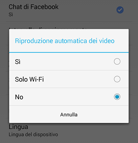 autoplay video su Facebook intour project
